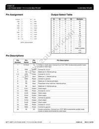 ICS601R-25T Datasheet Page 2