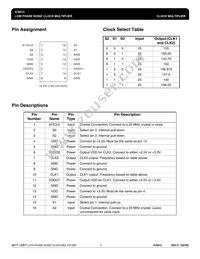 ICS613MT Datasheet Page 2