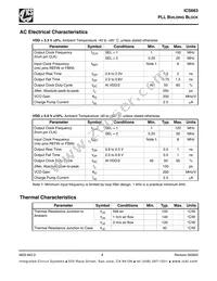 ICS663MT Datasheet Page 4