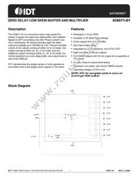 ICS671M-01T Datasheet Cover