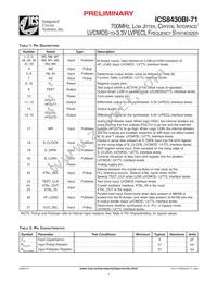ICS8430BYI-71LFT Datasheet Page 3