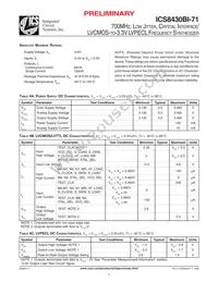 ICS8430BYI-71LFT Datasheet Page 5