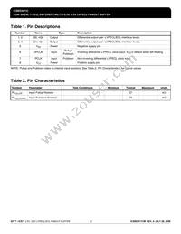 ICS853011CMLFT Datasheet Page 2