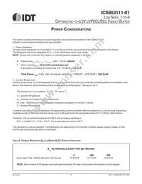 ICS853111AV-01LFT Datasheet Page 10