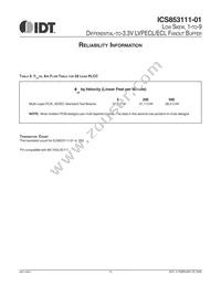 ICS853111AV-01LFT Datasheet Page 12