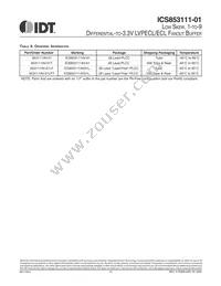 ICS853111AV-01LFT Datasheet Page 14