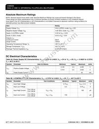 ICS85354AKLFT Datasheet Page 3