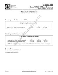 ICS853L022AMLFT Datasheet Page 9