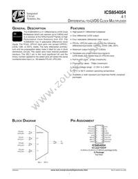 ICS854054AGLFT Datasheet Cover