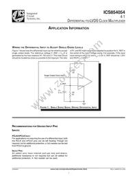 ICS854054AGLFT Datasheet Page 7