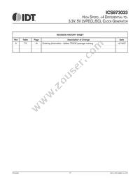 ICS873033AMLFT Datasheet Page 17