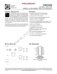 ICS873039AM Datasheet Cover