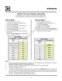 ICS9248AG-92LFT Datasheet Page 4