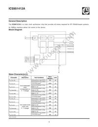 ICS951412AGLFT Datasheet Page 4