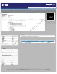 ICS953805CFT Datasheet Cover