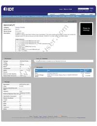 ICS954141AFLFT Datasheet Cover