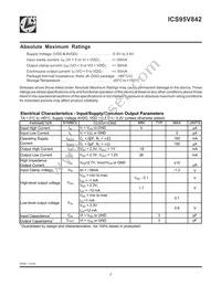 ICS95V842AFT Datasheet Page 3