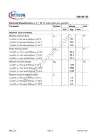 IDB18E120ATMA1 Datasheet Page 3