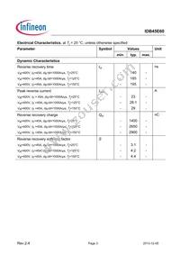 IDB45E60ATMA1 Datasheet Page 3