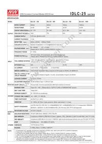 IDLC-25-350 Datasheet Page 2