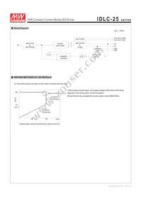 IDLC-25-350 Datasheet Page 3