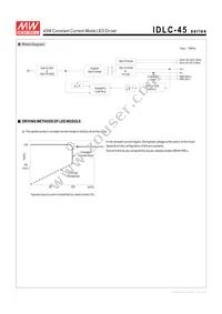IDLC-45A-500 Datasheet Page 3