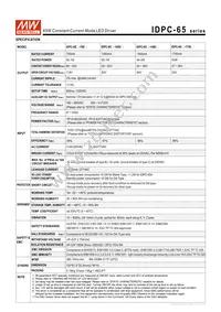 IDPC-65-1400DA Datasheet Page 2