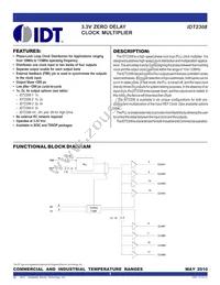 IDT2308-5HPGI8 Datasheet Cover