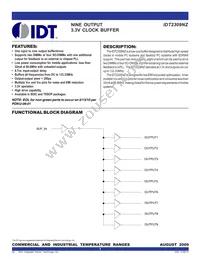 IDT2309NZ-1HPGI8 Datasheet Cover