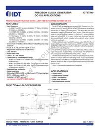IDT5T940-30NLGI8 Datasheet Cover
