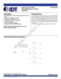 IDT5V2305PGI8 Datasheet Cover