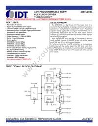 IDT5V993A-7QGI8 Datasheet Cover
