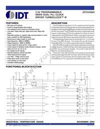 IDT5V9955BFGI8 Datasheet Cover