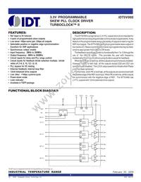 IDT5V995PFGI8 Datasheet Cover