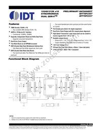 IDT70P3337S250RM Datasheet Cover