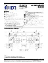 IDT70P3537S250RM Datasheet Cover