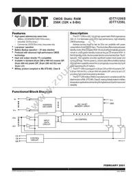 IDT71256L35YI8 Cover
