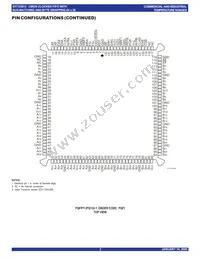 IDT723613L20PQFI Datasheet Page 3