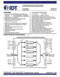 IDT72P51777L7-5BBI Datasheet Cover