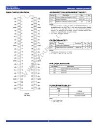 IDT74FST163244PAG8 Datasheet Page 2