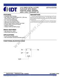IDT74LVC273APGG Cover