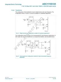 IDTADC1115S125HN-C18 Datasheet Page 16