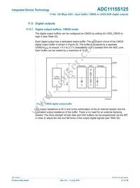 IDTADC1115S125HN-C18 Datasheet Page 21