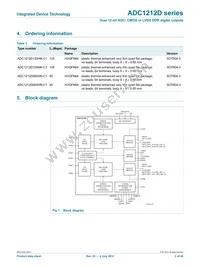 IDTADC1212D105HN-C18 Datasheet Page 2