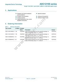 IDTADC1215S125HN-C18 Datasheet Page 2
