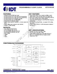 IDTCV183-2BPAG Datasheet Cover