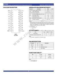 IDTQS3800QG Datasheet Page 2