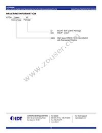 IDTQS3800QG Datasheet Page 5