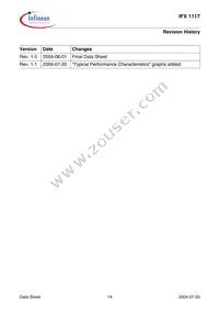 IFX1117GS V33 Datasheet Page 14