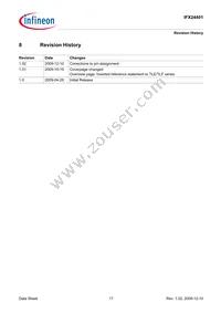 IFX24401ELV50XUMA1 Datasheet Page 17